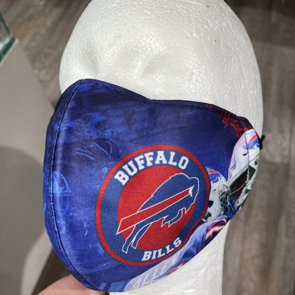 Buffalo Bills NFL football logo Blue Color Face Mask ~ one size fits all